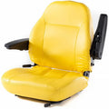 Black Talon High Back Zero Turn Mower Seat