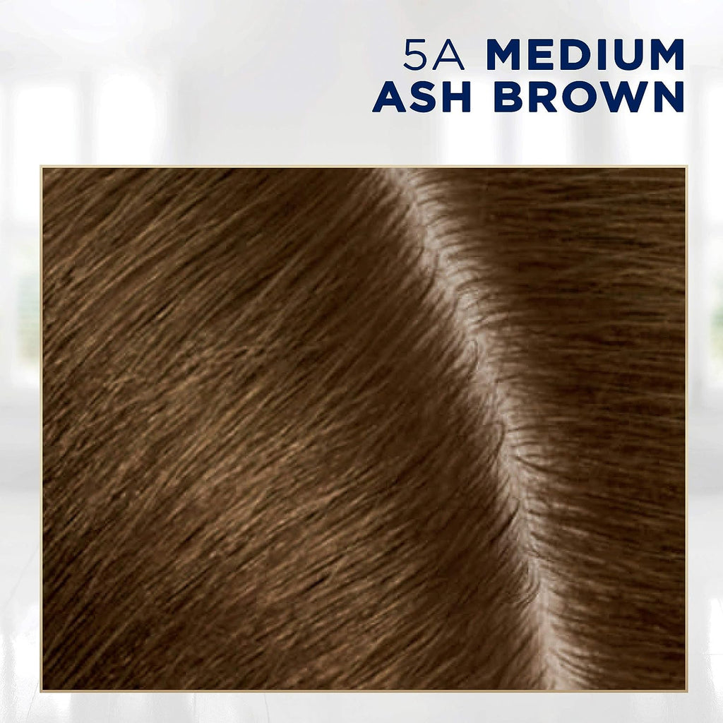 Clairol Root Touch-Up by Nice'n Easy Permanent Hair Dye, 5A Medium Ash Brown Hair Color, Pack of 2