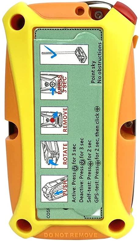 SIVQ Personal Locator Beacon, Buoyant Flottant Avalanche Transceiver Beacon with GPS for Hiking, Boating and All Outdoor Adventures (Model PLB 429) Iris PVL8