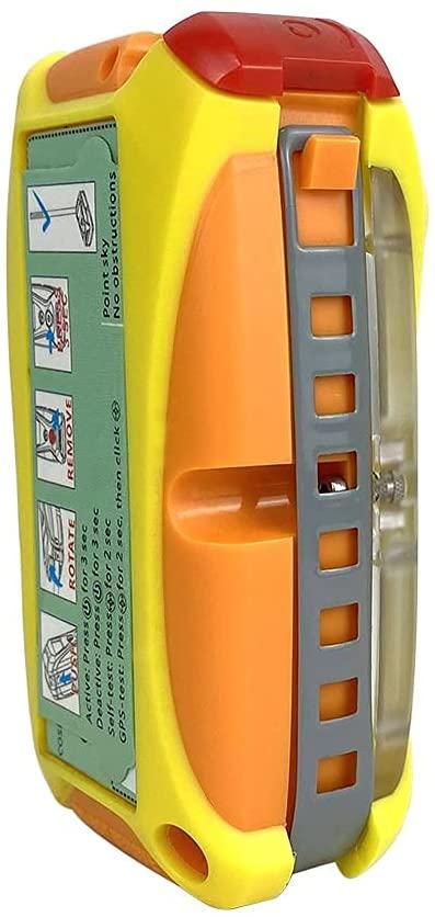 SIVQ Personal Locator Beacon, Buoyant Flottant Avalanche Transceiver Beacon with GPS for Hiking, Boating and All Outdoor Adventures (Model PLB 429) Iris PVL8