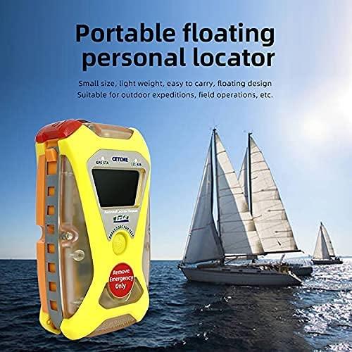 SIVQ Personal Locator Beacon, Buoyant Flottant Avalanche Transceiver Beacon with GPS for Hiking, Boating and All Outdoor Adventures (Model PLB 429) Iris PVL8