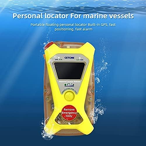SIVQ Personal Locator Beacon, Buoyant Flottant Avalanche Transceiver Beacon with GPS for Hiking, Boating and All Outdoor Adventures (Model PLB 429) Iris PVL8