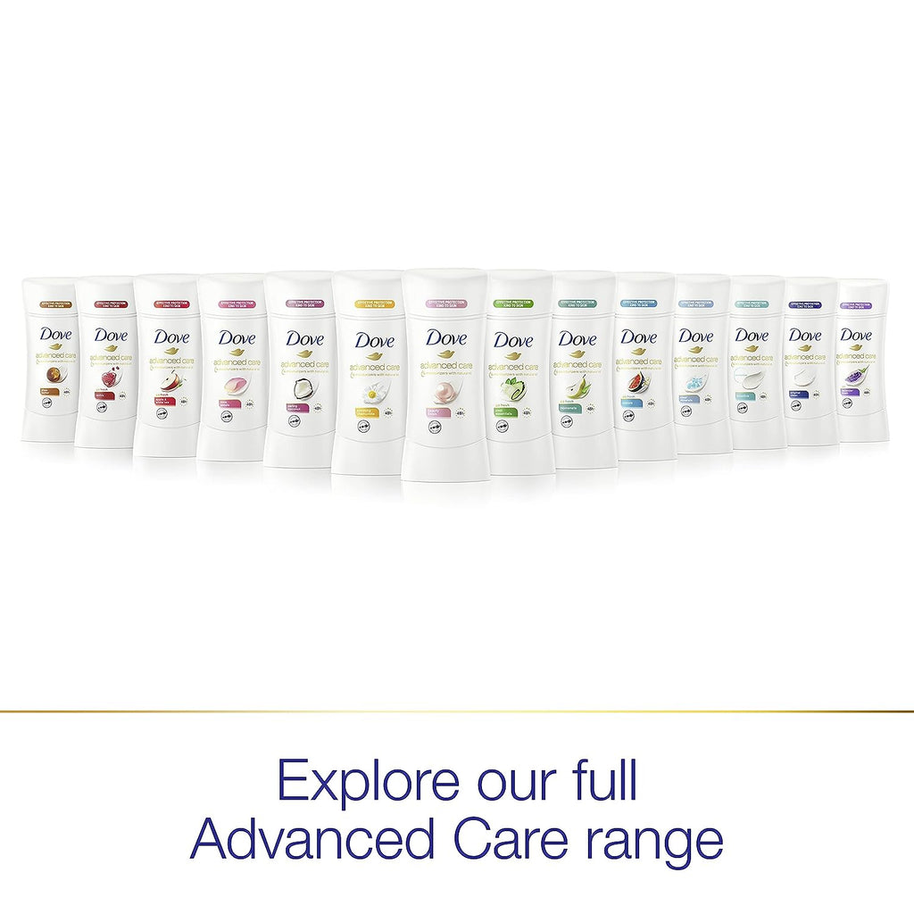 Dove Advanced Care Antiperspirant Deodorant Stick for Women Cool Essentials For 48 Hour Protection And Soft And Comfortable Underarms 2.6 Ounce (Pack of 12)