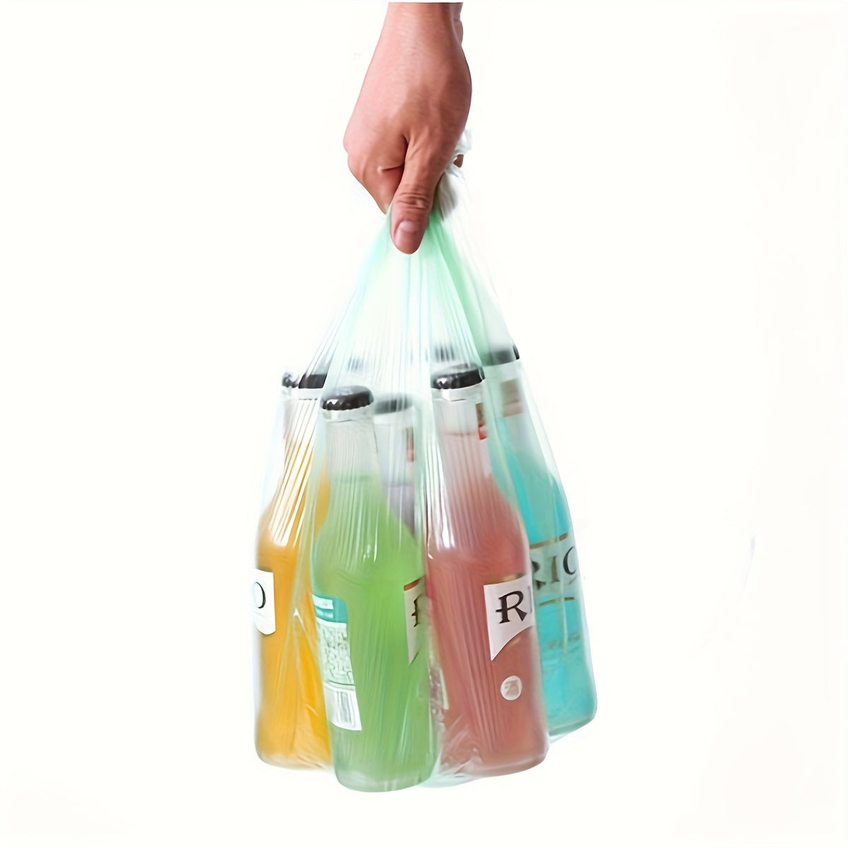 5 Packs of 75pcs 4 Gallon Small Trash Bags - Perfect for Bathroom, Kitchen &amp; Cleaning Storage!