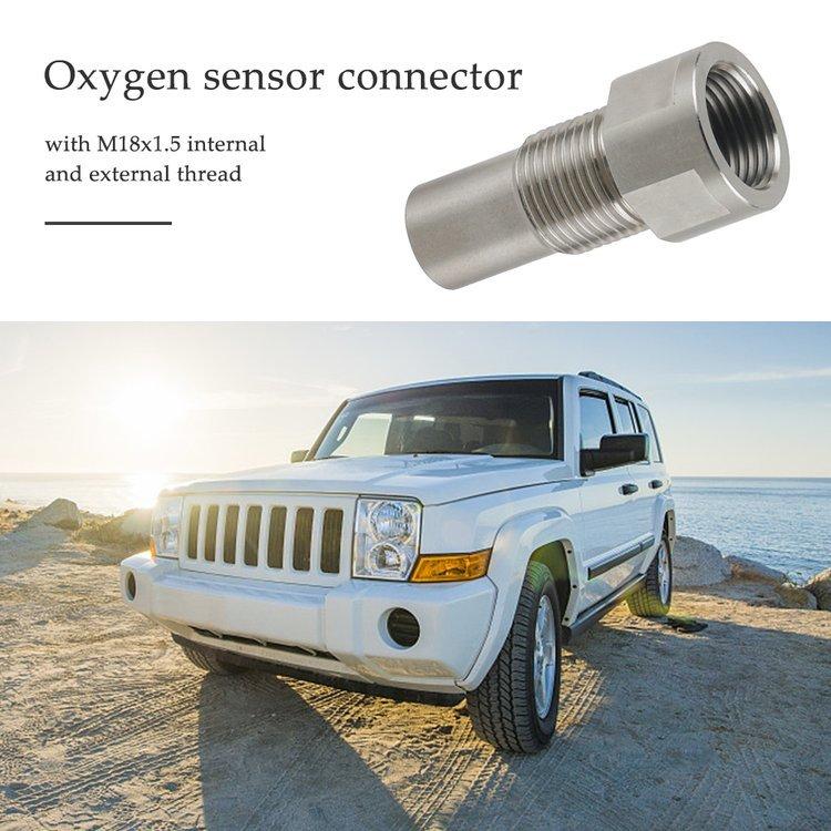 M18x1.5 Car Oxygen Sensor Adapter Auto Vehicle CEL MIL Fix Check Extender