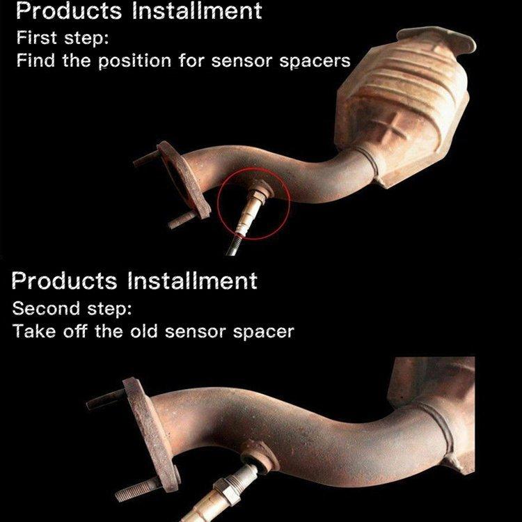M18x1.5 Car Oxygen Sensor Adapter Auto Vehicle CEL MIL Fix Check Extender