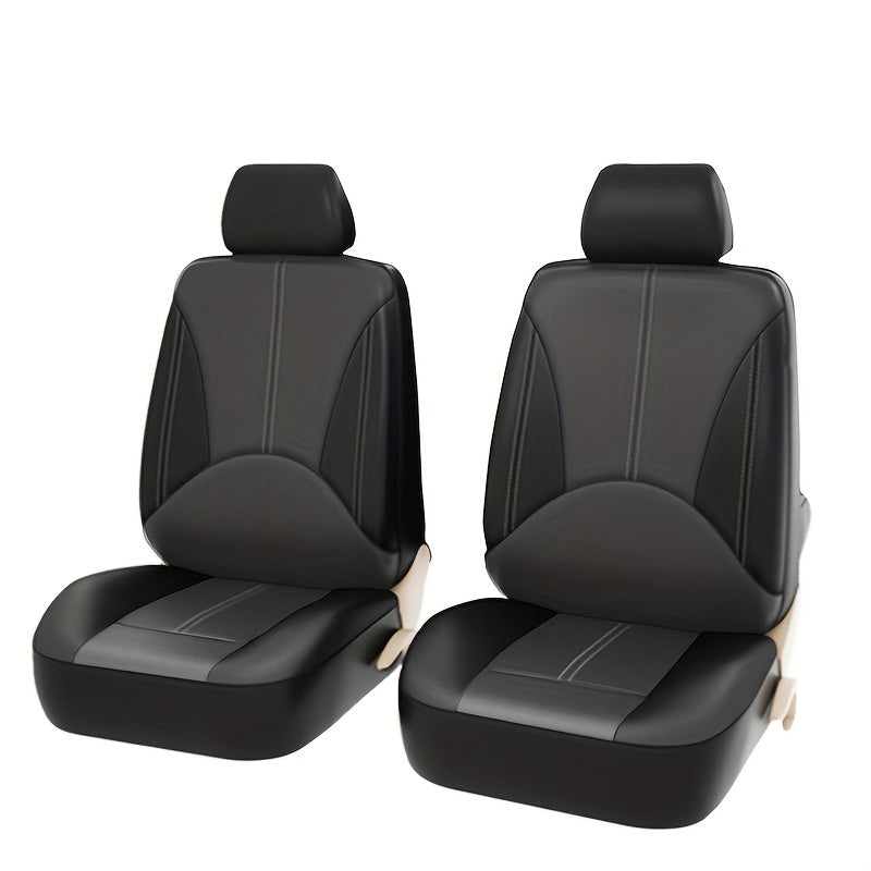 Car PU Leather Seat Cover High Quality Full Set universal cars Leather Seat Cover 5 Seat Protection Cover Suitable For Most Cars