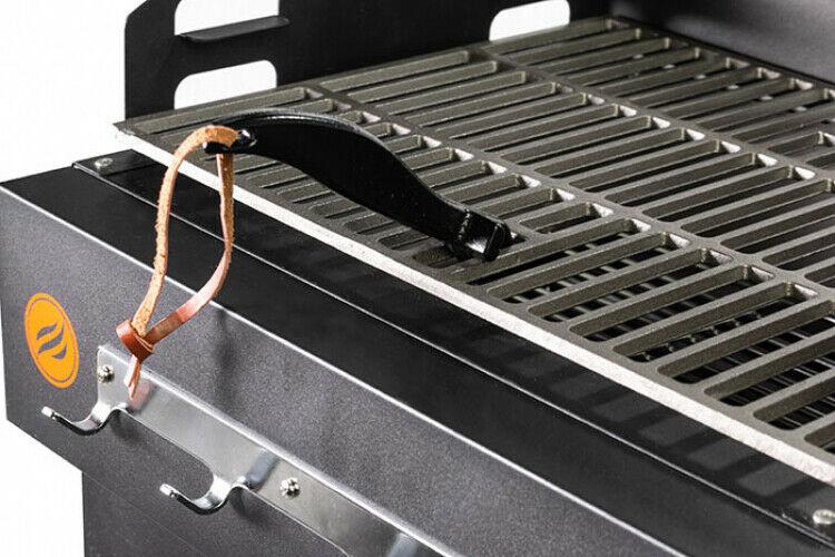 Griddle and Charcoal Grill Combo Flat Top Gas Hibachi Station BBQ NEW