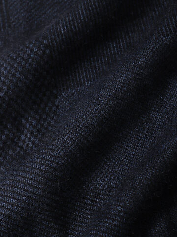 mens knitted zip front casual drawstring hooded cardigans with pocket