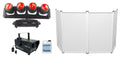 Chauvet Intimidator Wave 360 IRC 4) Rotating Moving Heads+Facade+LED Fog Machine