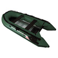 ALEKO Inflatable 4-Person Fishing Boat - Aluminum Floor - 10.5 Feet - Green
