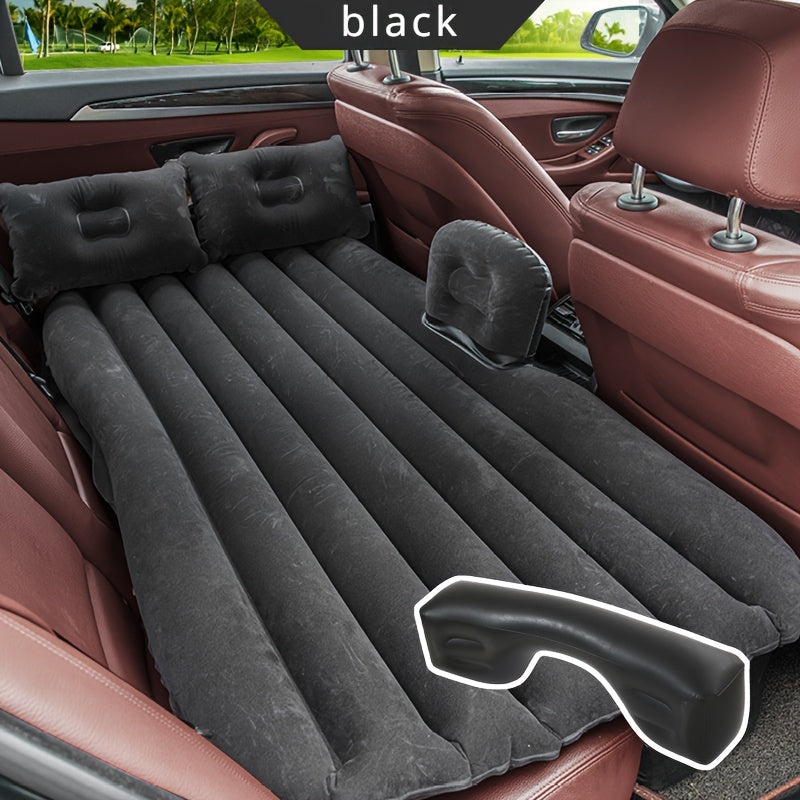 Travel in Comfort Anywhere: Car Air Mattress With Pillow &amp; Electric Pump!