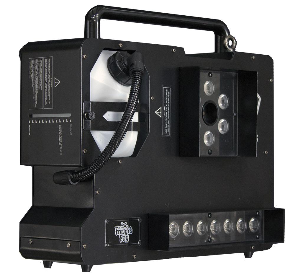 Hyperion D6 - Dual Color - 1600 Watts, 2 Color Smoke - Upshot Fog Machine w/ HEX LEDs