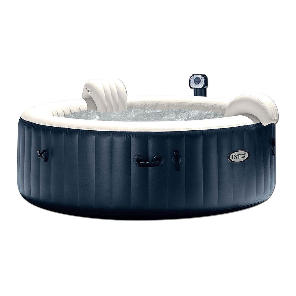 Portable 6 Person Inflatable Spa, Cup Holder, Filter Cartridges (6 Pack)