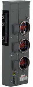 SCHNEIDER ELECTRIC 125-AMP EZM113125 Meter EZM Branch Ring 125A QO 3 Position