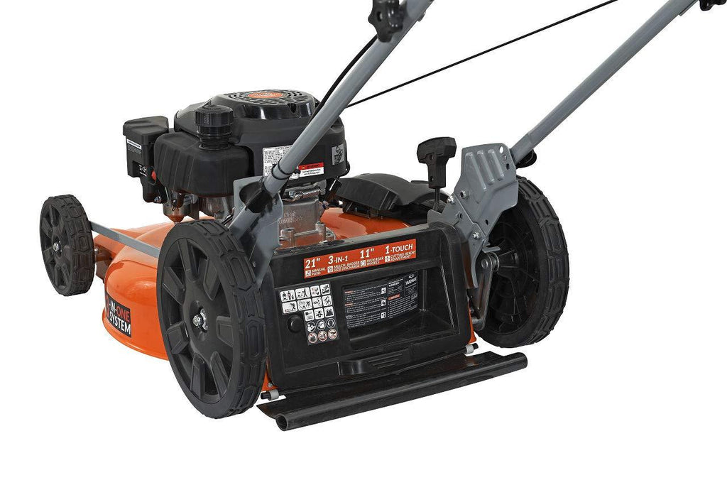 YARDMAX 21-Inch Walk-Behind 3-in-1 Push Mower 170cc YG1650