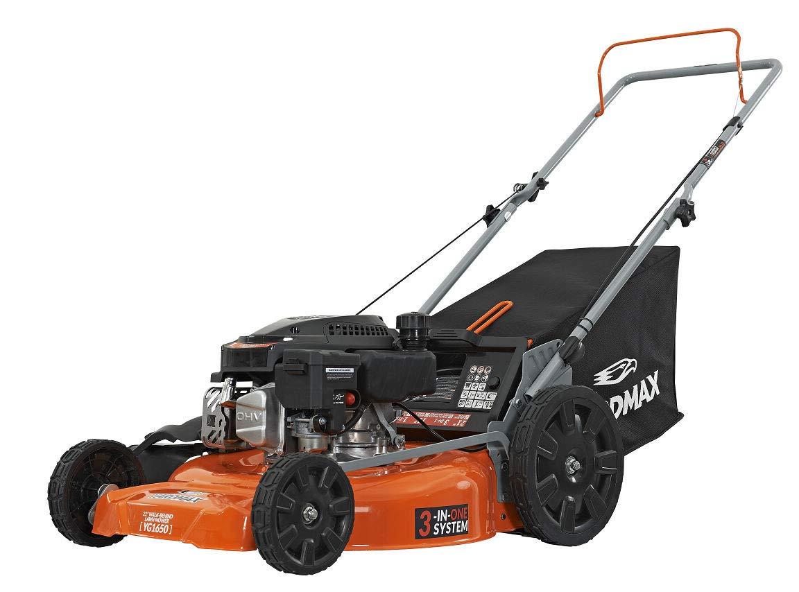 YARDMAX 21-Inch Walk-Behind 3-in-1 Push Mower 170cc YG1650