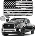 Autoamerics 1-Piece Windshield Sun Shade B&amp;W Camo American Flag USA  - Foldable Car Front Window Sunshade for Most Sedans SUV Truck - Blocks Max UV Rays and Keeps Your Vehicle Cool - X-Large
