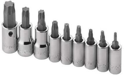 SK Hand Tools 84229 Torx Bit Skt Set 9pc T10-T50