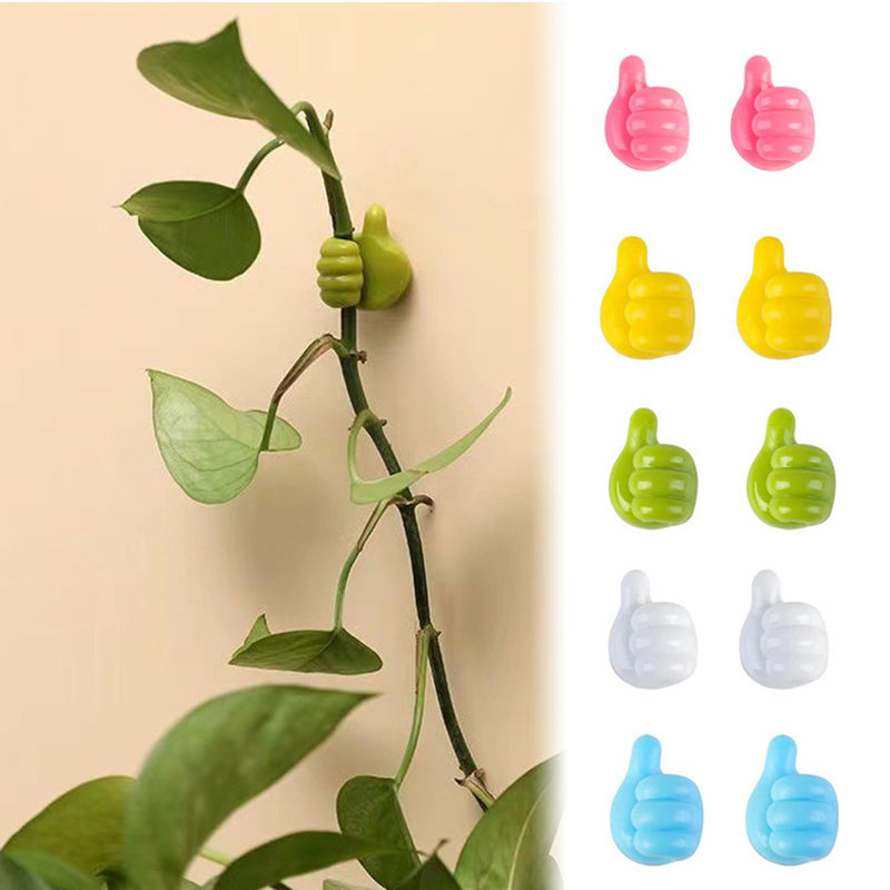 8Pcs Hand-shaped Rubber Holder Glasses Cable Power Cord Charging Line Self Adhesive Mini Hook Car Storag Organizer Gadget Decorations