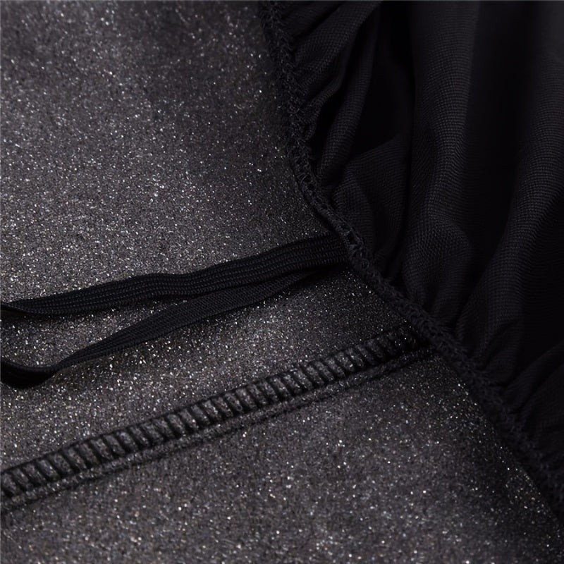 Car Seat Cover, 2mm Spon5 Seats Full Set Car Seat Cover Universal Multi-color Flat Model 9pcs Set