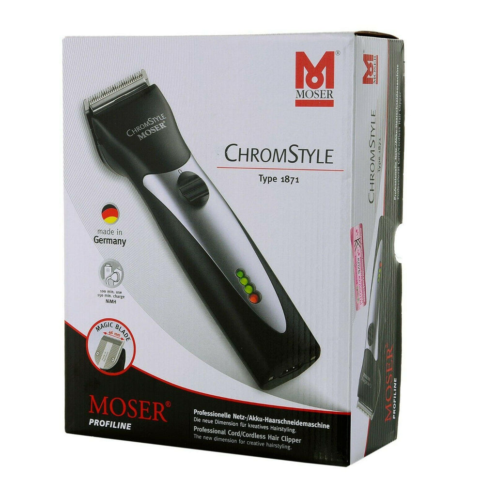 MOSER 1871 CHROMSTYLE PRO Professional Hair Clipper Li-lon-batteri