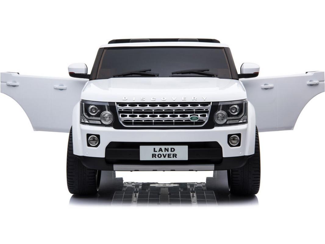 Land Rover Discovery 12v Kids Battery Powered Car 2 Seater White (2.4ghz RC)
