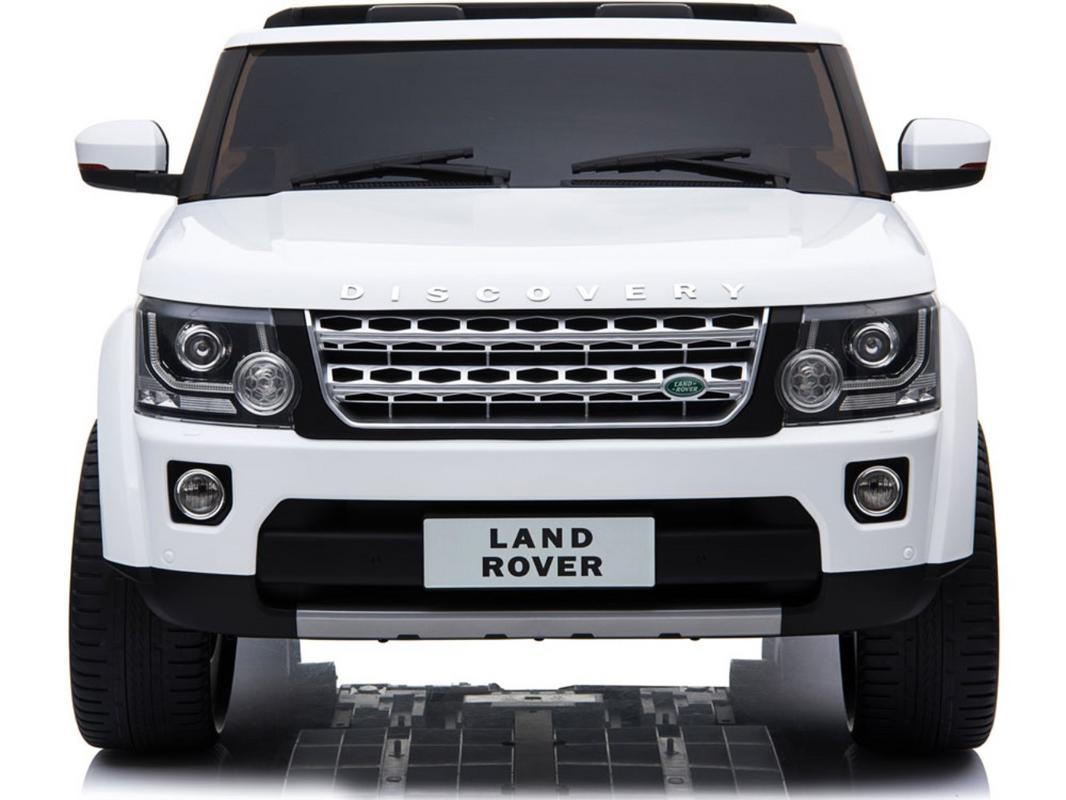 Land Rover Discovery 12v Kids Battery Powered Car 2 Seater White (2.4ghz RC)