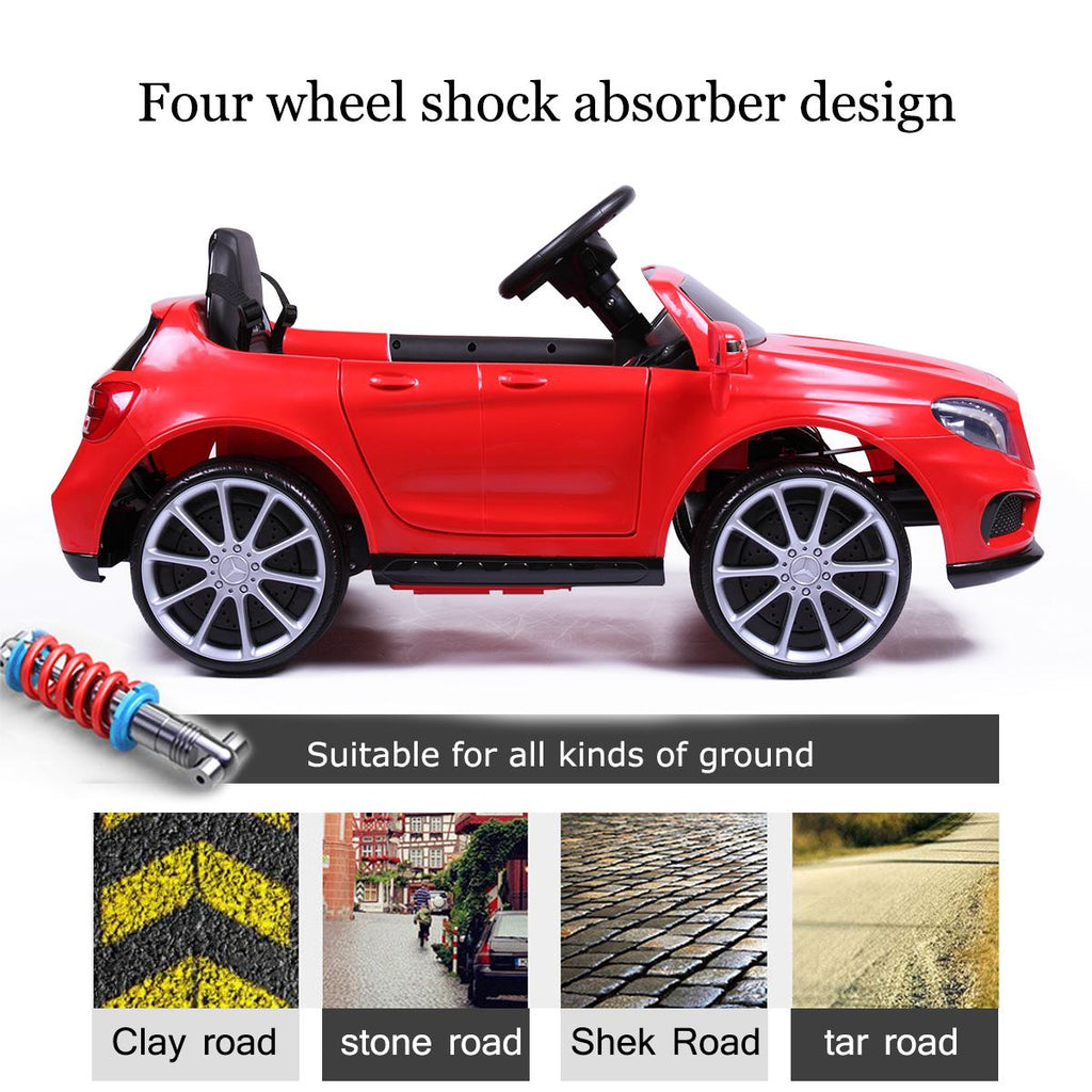 Tobbi 6V Kids Ride On Electric Car Mercedes Benz Licensed MP3 RC Remote Control Red