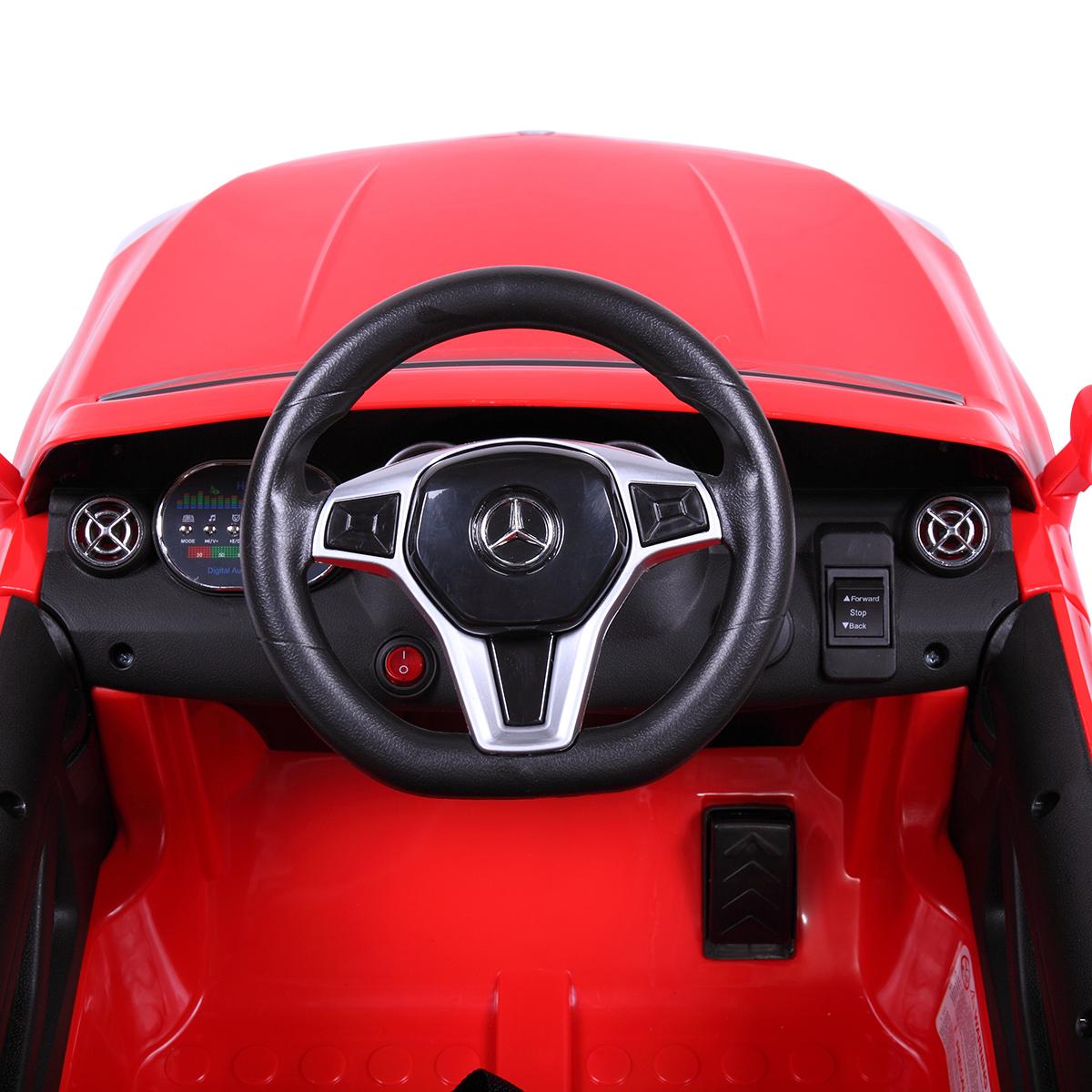 Tobbi 6V Kids Ride On Electric Car Mercedes Benz Licensed MP3 RC Remote Control Red