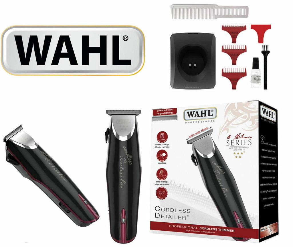 Wahl 5 Star Professional Cordless Detailer **THREE PIN UK Plug**