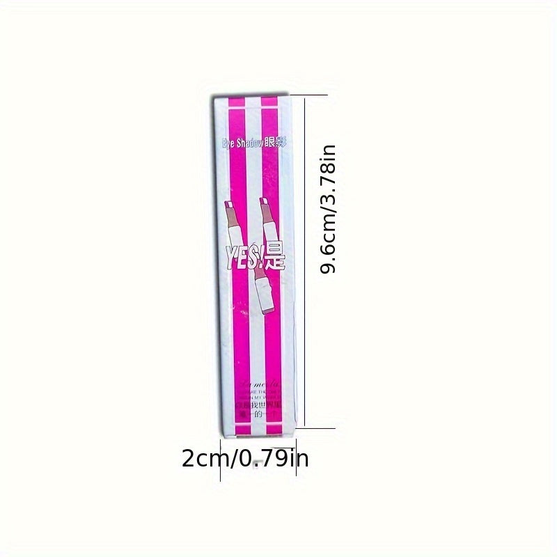 Lazy Eyeshadow Two Tone Gradient Eyeshadow Stick Waterproof Long Lasting Eye Makeup For Daily