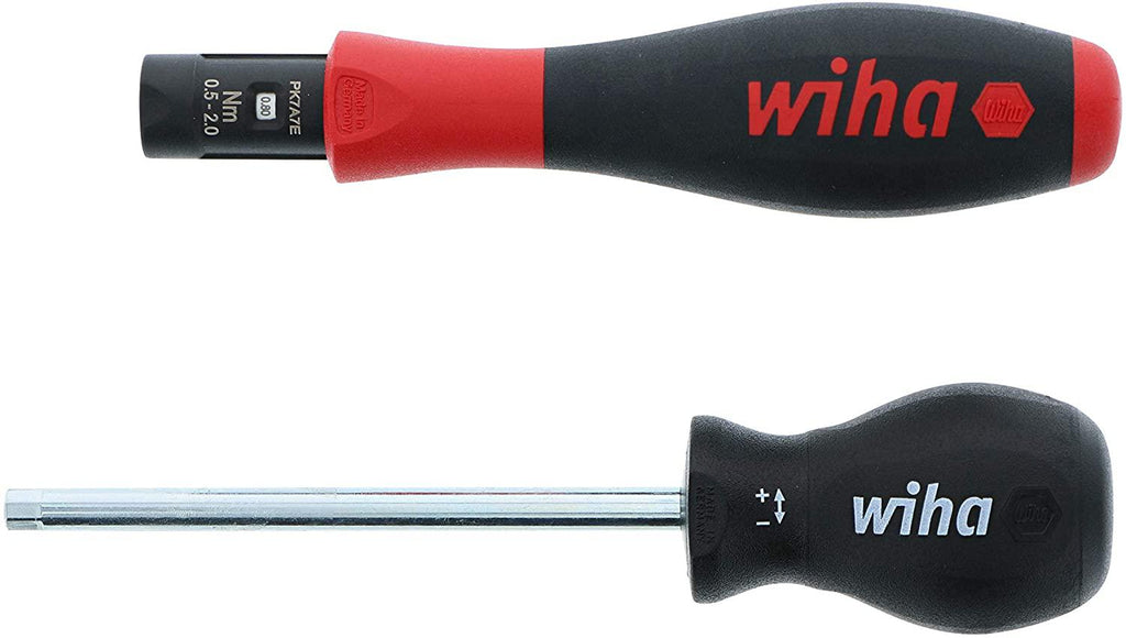 Wiha 28595 Torque Screwdriver and Bits Box Set 10-50 in-lbs., 53 Pieces