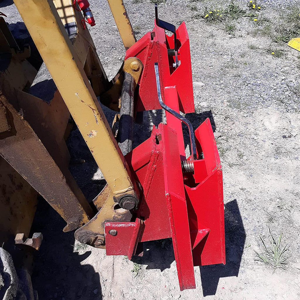 Universal Skid Steer  Tach Conversion Adapter Mount Plate Bobtach Attach Adapter