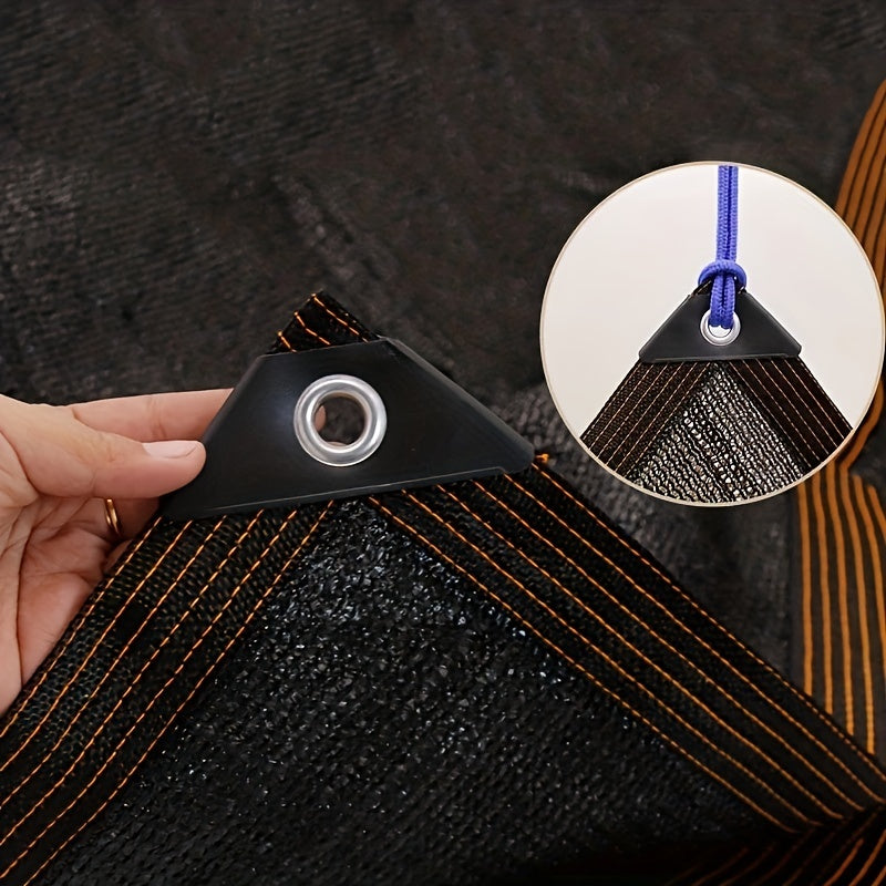 Sun Shade Cloth, Dense Shading Heat Insulation Net, Shading Cloth, Sun And Snow Protecting For Balcony, Courtyard, RV Camping, Black