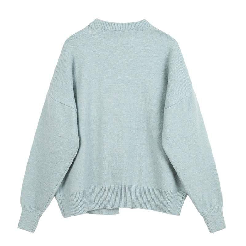 ripped with lace plus size sweater