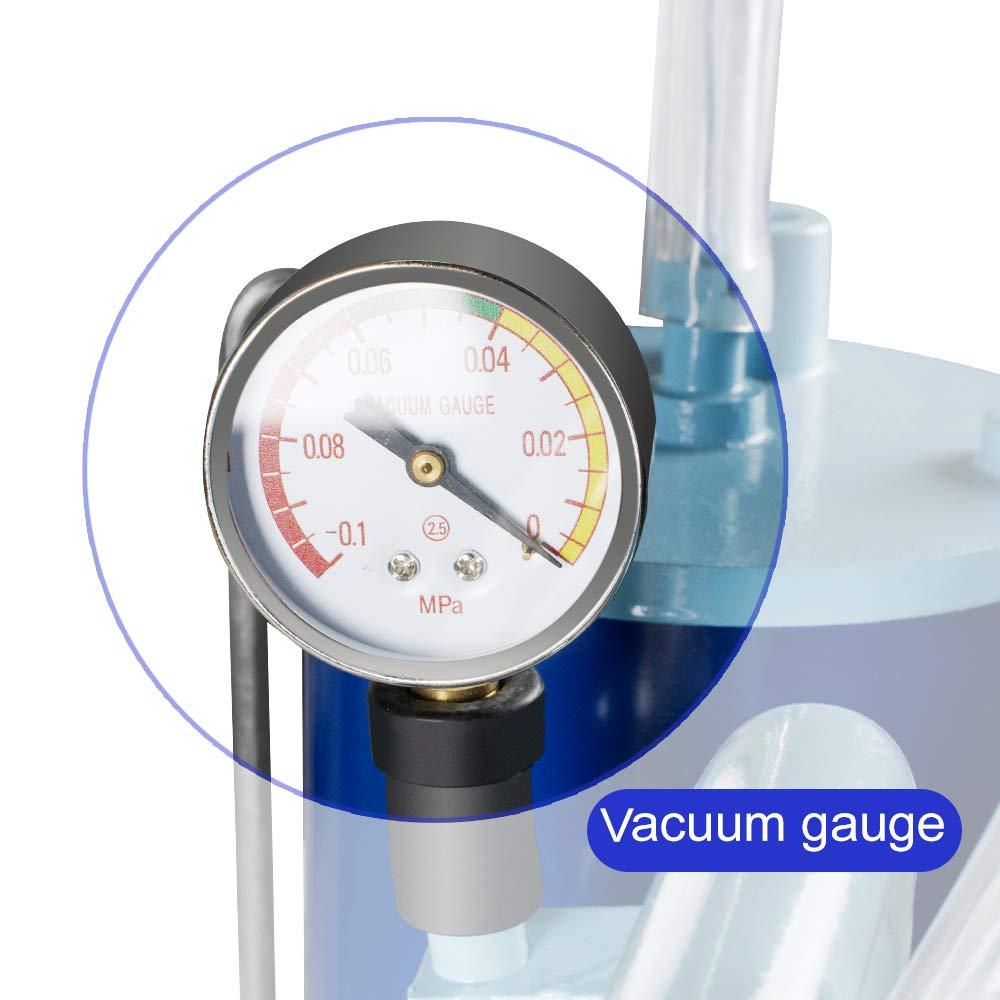 Electric MilMachine, funchic 25L Milker Machine with 304  Steel Bucket for Farm Cows 110V