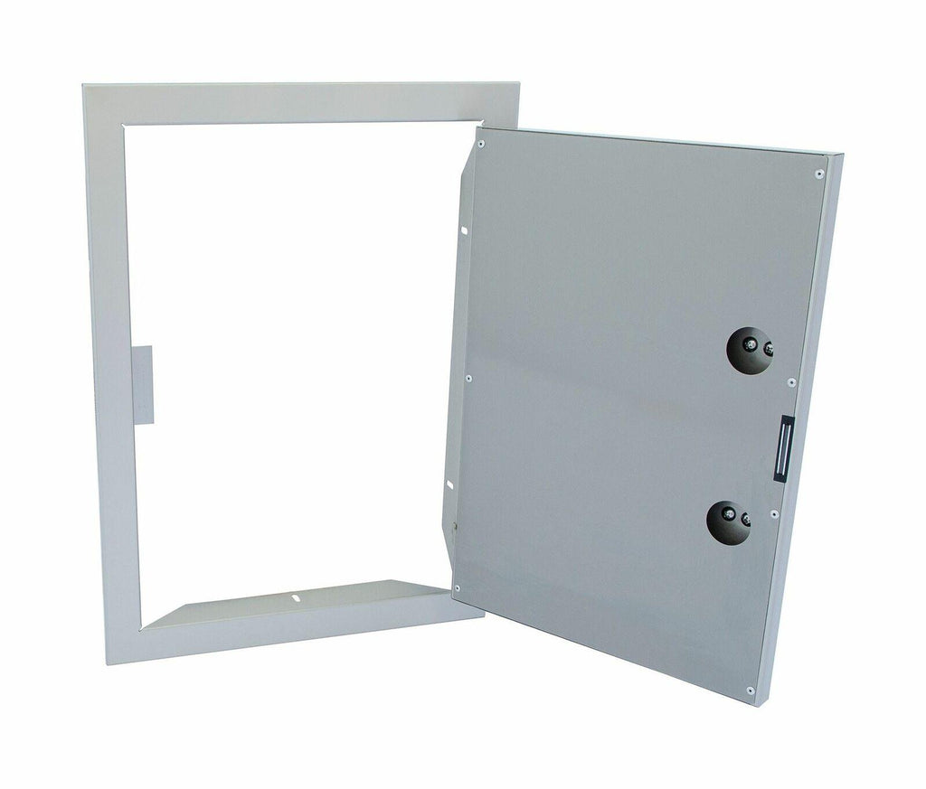 Steel -In Reversible Dual Wall 14×20 Inch BBQ Island Door