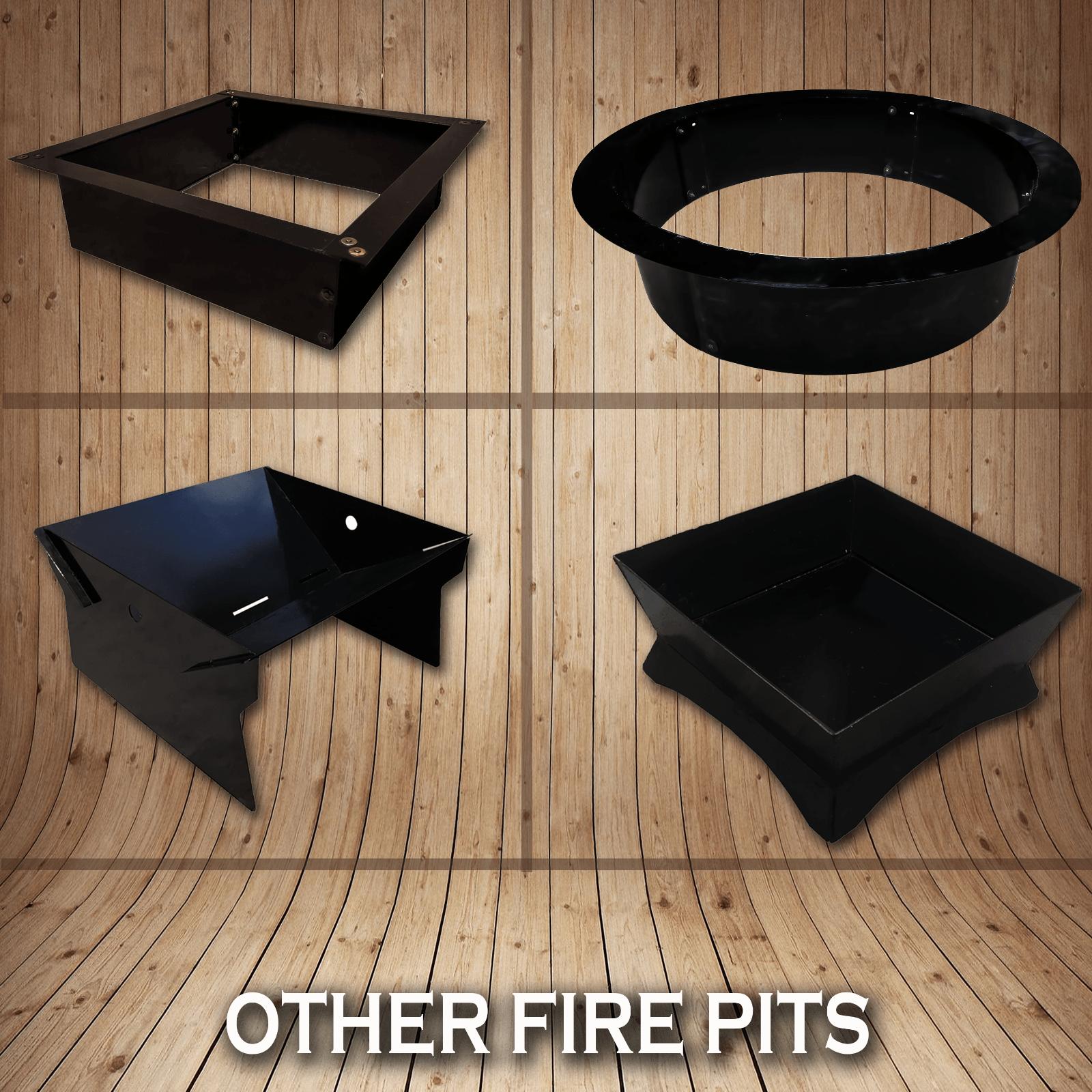 2mm thick Steel Campfire Fire Ring Solid  - Power coated - Lar60 d x 12