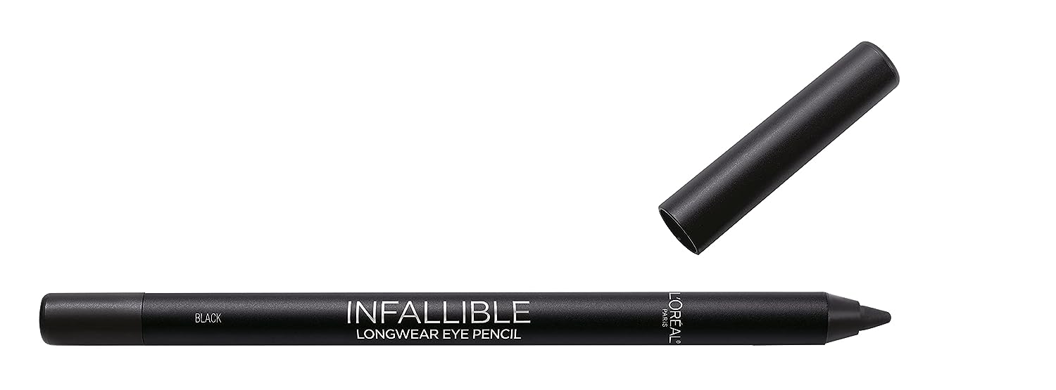 L'Oréal Paris Voluminous Original Volume Building Mascara and Infallible Eyeliner, Builds eye lashes up to 5X natural thickness, Smudge Free, Clump Free, Black, 1 kit