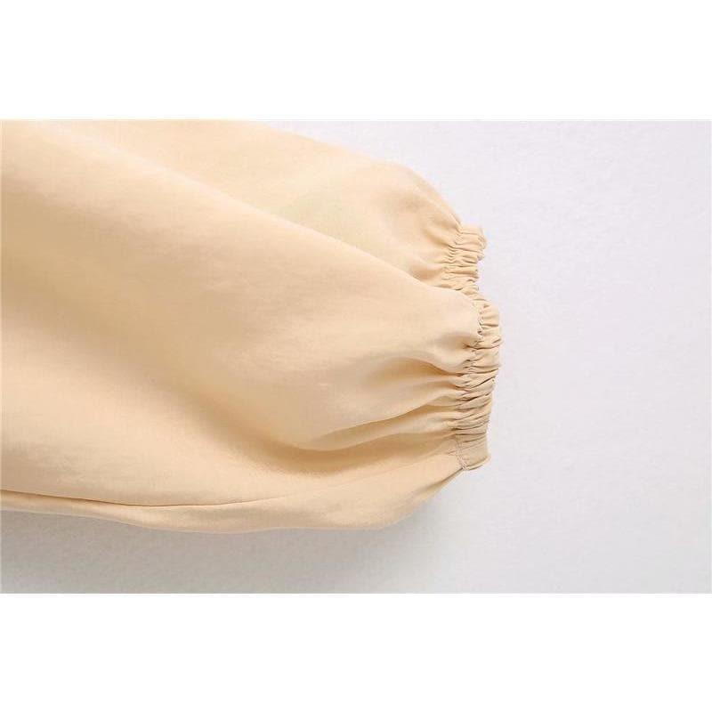 drawstrings fashionable cropped female jacket