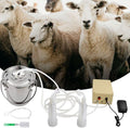 Goat MilMachine 3L, Automatic Pulsation Vacuum Pump Milker, Portable Pulse Electric Milker with Vacuum Pump & Portable  Bucket for Goats（US Plug） (3L Goat)