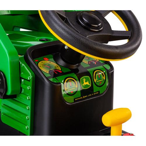 Peg PeJohn Deere Ground Loader 12-Volt Battery-Powered Ride-On