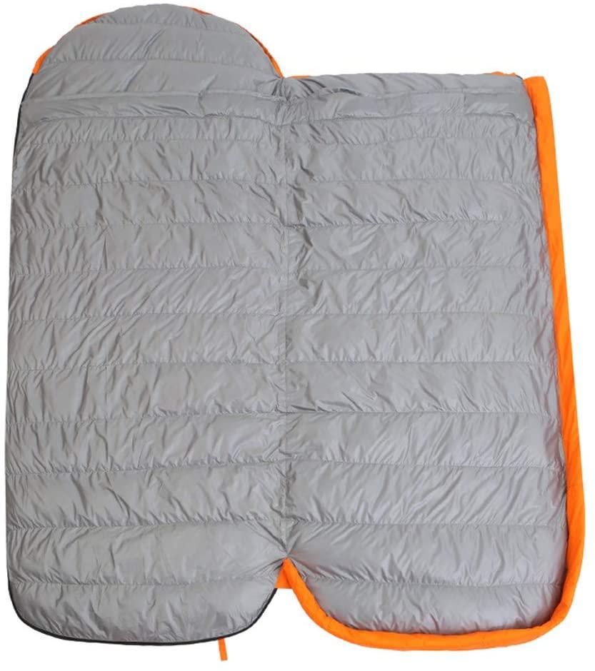TSQ Outdoor Down Sleeping Bag, Widened and Lengthened, Waterproof and Cold-Proof Fabric, can be expanded into Quilt, Camping Travel Supplies.