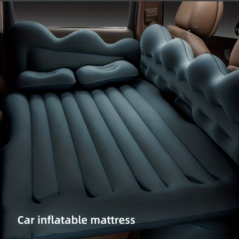 Travel in Comfort with this Inflatable Car Air Mattress - Perfect for Road Trips &amp; RVing!