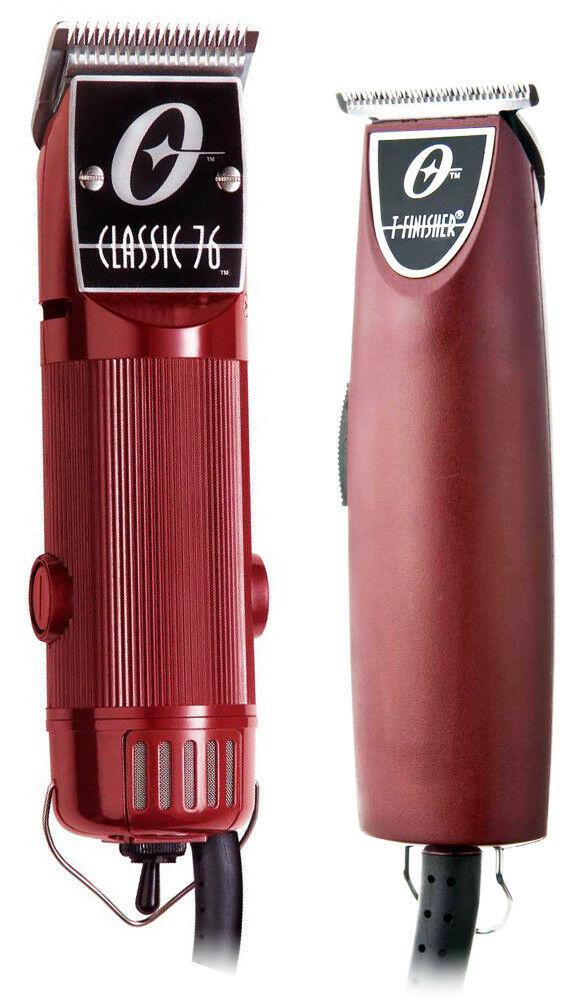 OSTER  Professional Classic 76 Hair Clipper + T-Finisher Trimmer Cut Combo NIB