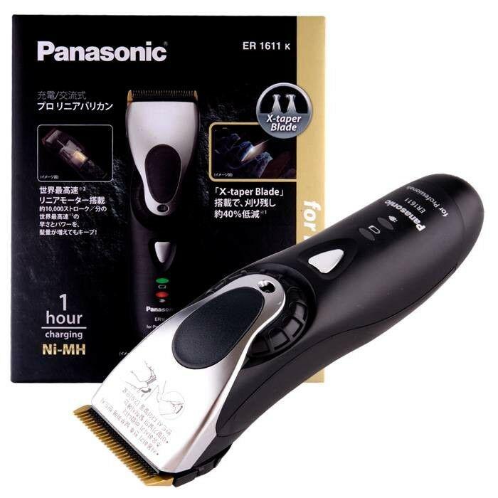 Panasonic ER1611 Cordless Hair Clipper - Black