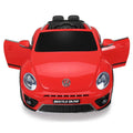 Hommoo Kids Ride on Car, 12V Beetle Electric Kids Ride On Cars Motorized Vehicles for Girls, Toy Gift for Children Child Boys