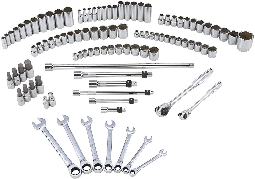 Blackhawk By Proto 9782100 Drive Combination Set Containing 3/8-Inch and 1/2-Inch Sockets, 100-Piece