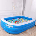 settencas Inflatable Swimming Pool Summer Outdoor Children's Paddling Pool Thick Inflatable Swimming Pool